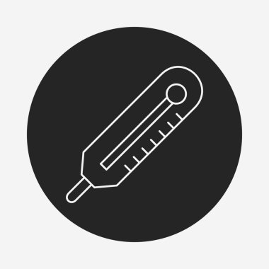 Termometre satırı simgesi