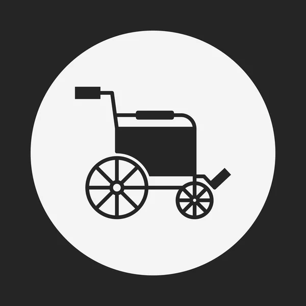 Wheelchair icon — Stock Vector