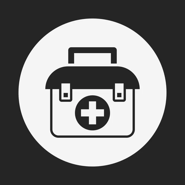 Cajas de medicina icono — Vector de stock