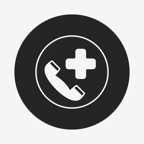 Emergency call icon — Stock Vector