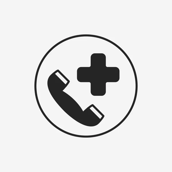 Emergency call icon — Stock Vector