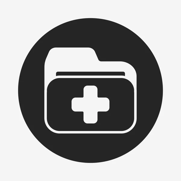 Ιατρικό φάκελο εικονίδιο — Διανυσματικό Αρχείο