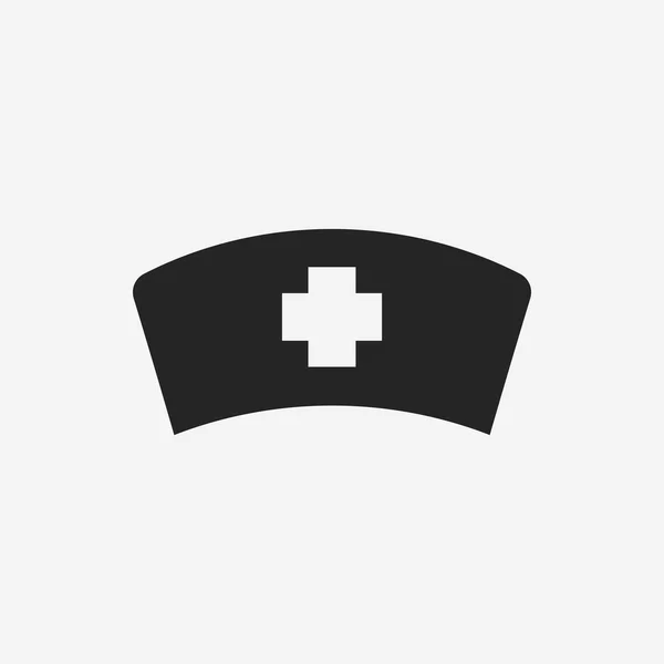 Nurse hat icon — Stock Vector