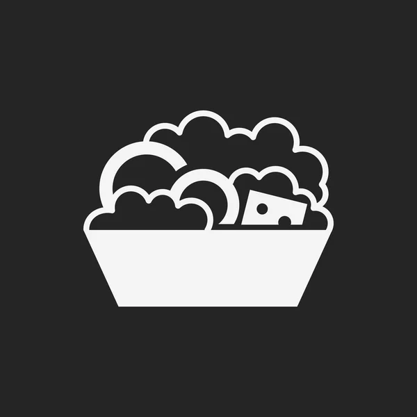 Icono de ensalada — Vector de stock