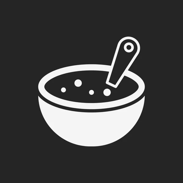 Soep pictogram — Stockvector