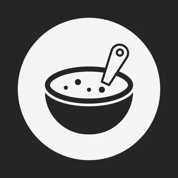 Суп значок — стоковий вектор