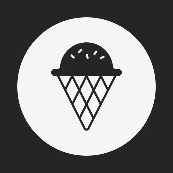 Ice cream icon — Stock Vector