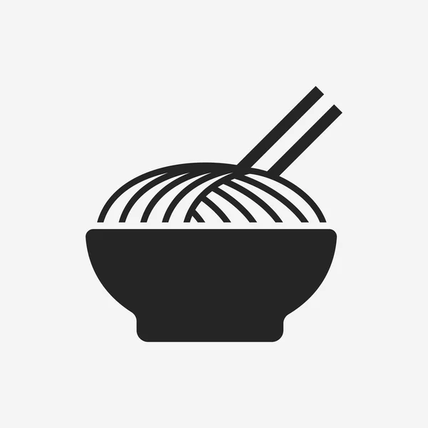 Noodle pictogram — Stockvector