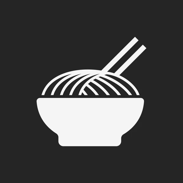 Noodle pictogram — Stockvector