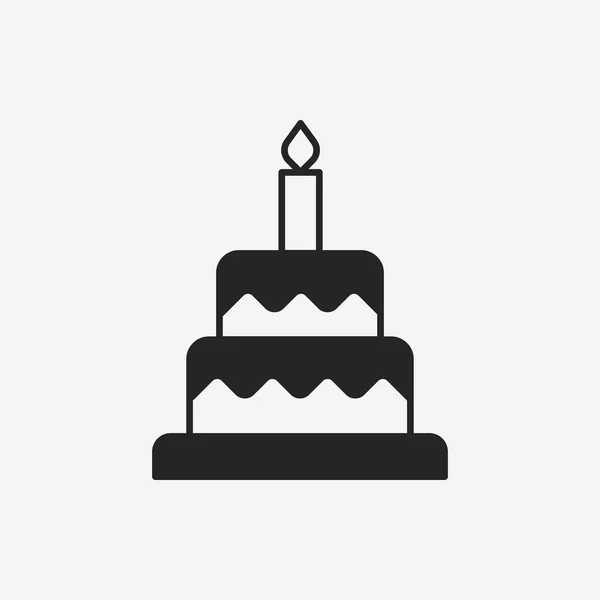 Torta ikon — Stock Vector