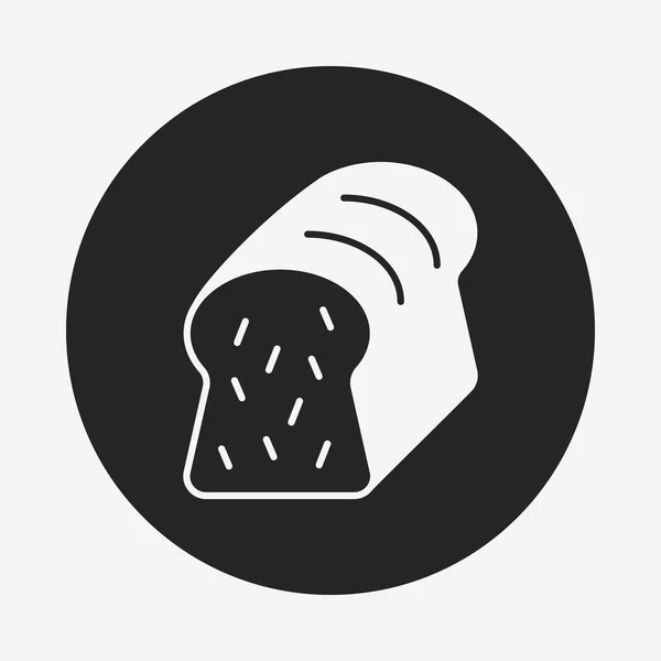 Brood toast pictogram — Stockvector