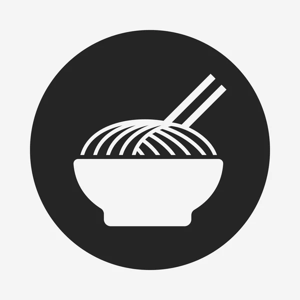 Noodle pictogram — Stockvector