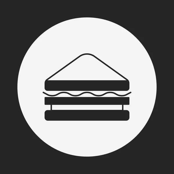 Значок бутерброда — стоковый вектор
