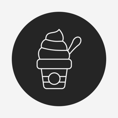 Dondurma çizgisi simgesi