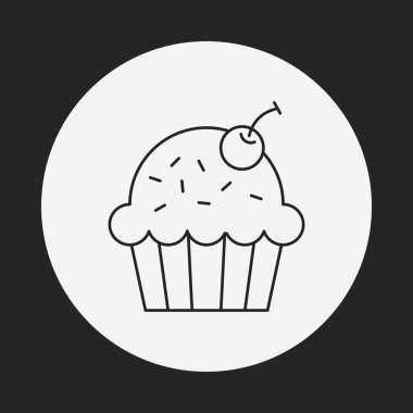 cupcake satırı simgesi
