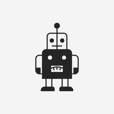 Bebek oyuncak robot simgesi