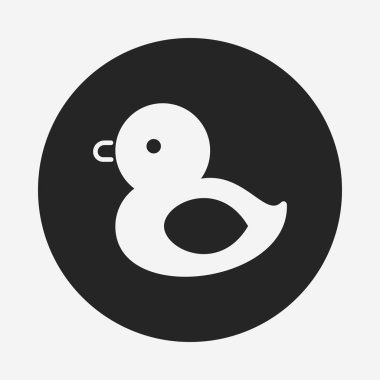 Bebek oyuncak ördek simgesi