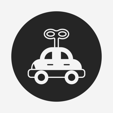 Bebek oyuncak araba simgesi