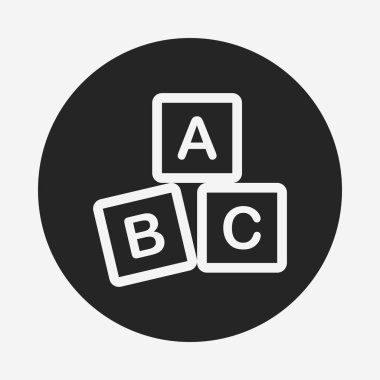 Bebek oyuncak tuğla simgesi