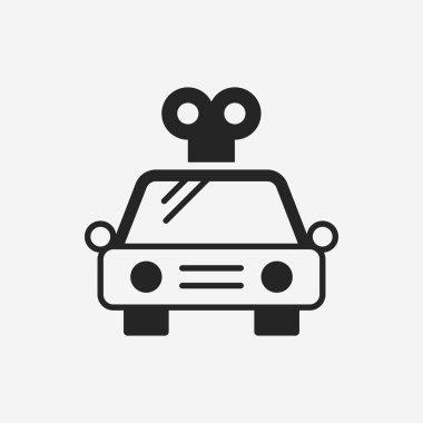 Bebek oyuncak araba simgesi