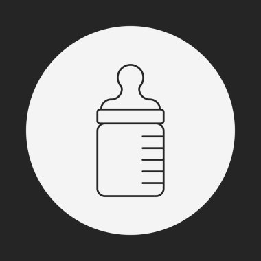 Besleme şişe satırı simgesi