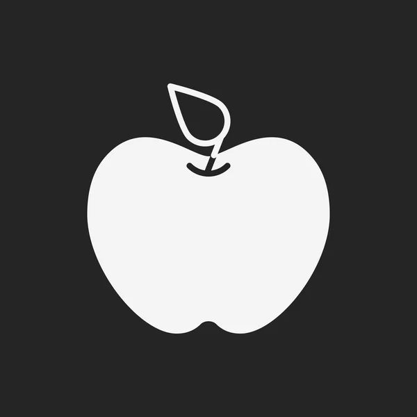 Icono de manzana — Vector de stock