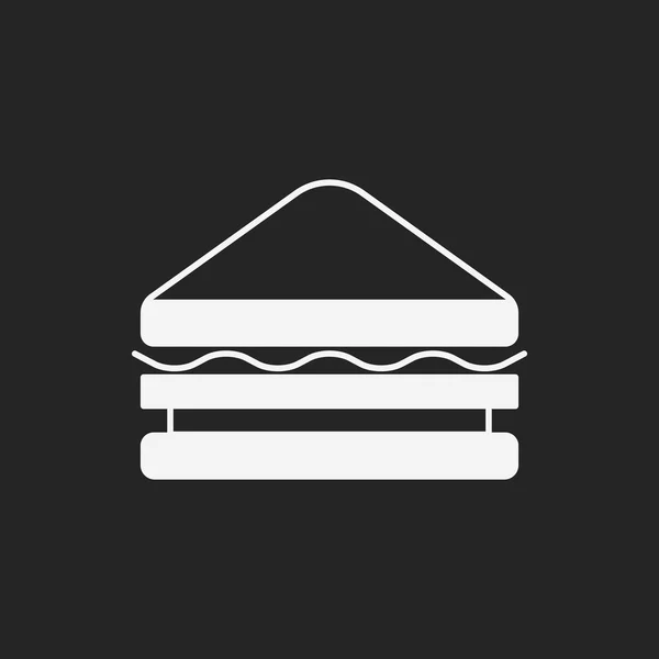 Icono sándwich — Vector de stock