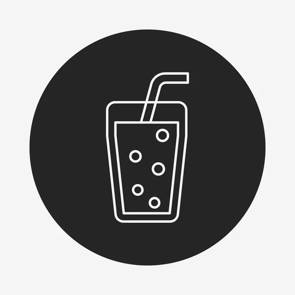 Drink line icon — Stock Vector