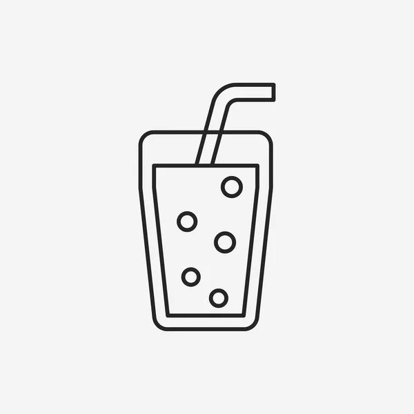 Drink line icon — Stock Vector