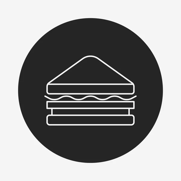 Sandwich line icon — Stock Vector