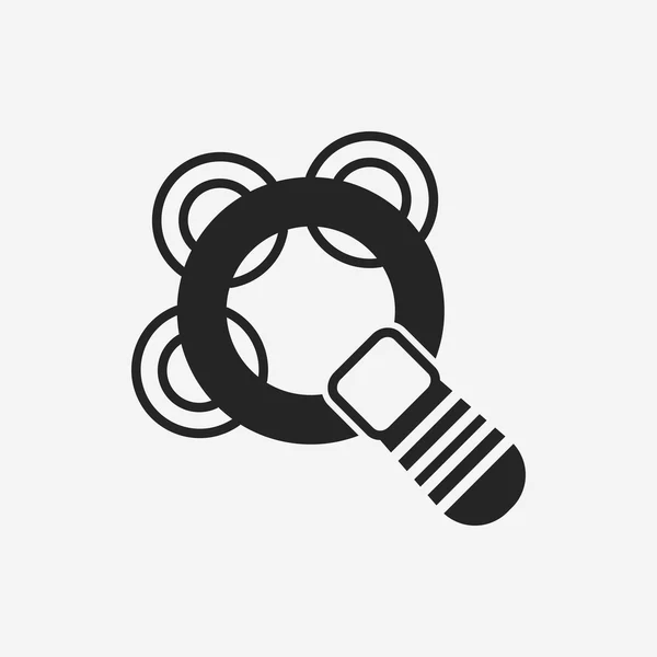 Baby rattle icon — Stock Vector