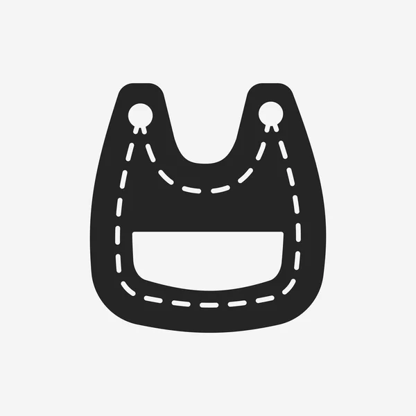 Baby bib ikona — Wektor stockowy