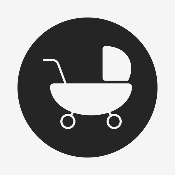Carruagens de bebê ícone —  Vetores de Stock