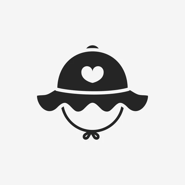 Baby klobouk ikona — Stockový vektor