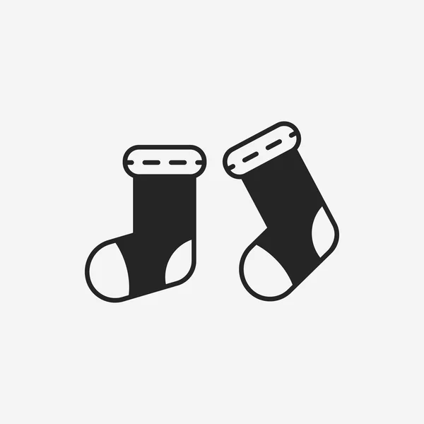 Dětské ponožky ikona — Stockový vektor