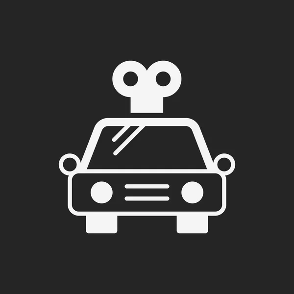 Bebé juguete coche icono — Vector de stock