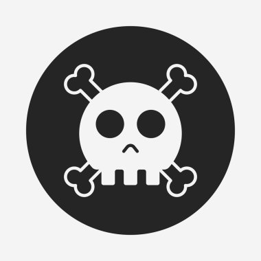 Cadılar Bayramı skull simgesi