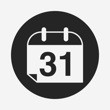 Cadılar Bayramı takvim simgesini