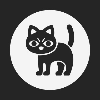 Cadılar Bayramı kedi simgesi