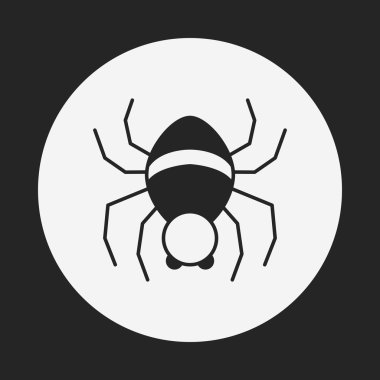 Halloween örümcek simgesi