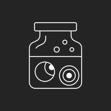 Cadılar Bayramı gözbebekleri satırı simgesi