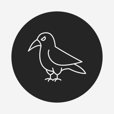 Cadılar Bayramı kuş satırı simgesi