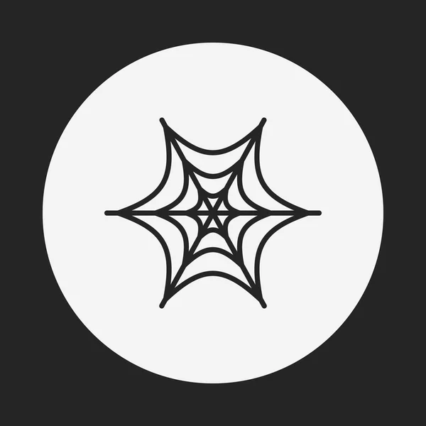 Halloween örümcek simgesi — Stok Vektör