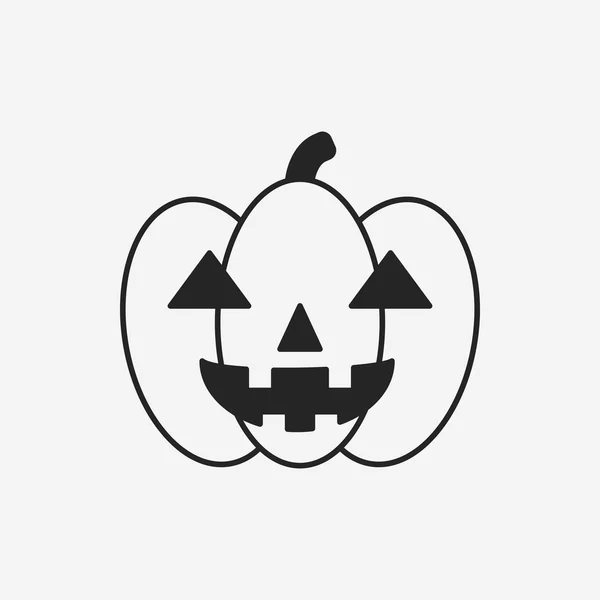 Halloween dýně ikona — Stockový vektor