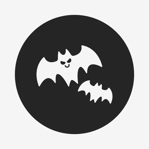 Halloween bat ícone — Vetor de Stock