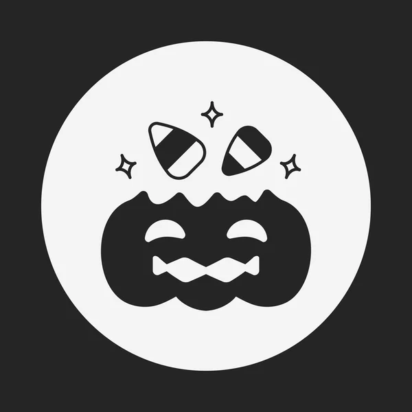 Halloween snoep pictogram — Stockvector