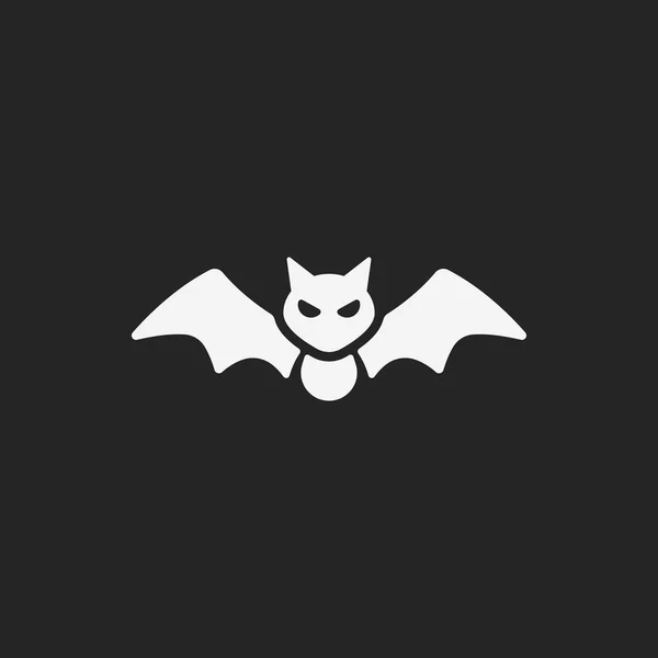 Halloween bat ícone — Vetor de Stock