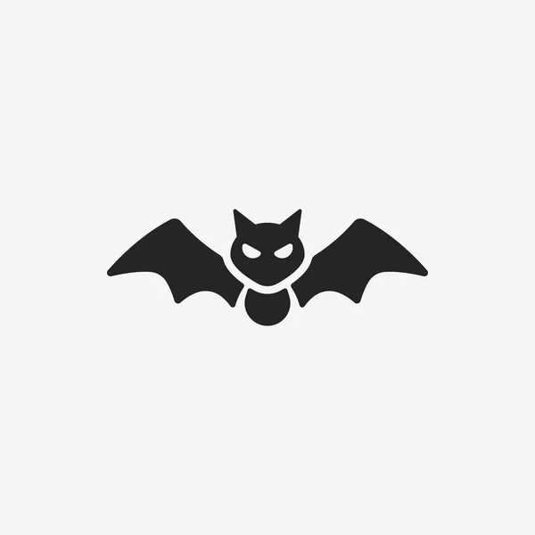 Icono de murciélago Halloween — Archivo Imágenes Vectoriales