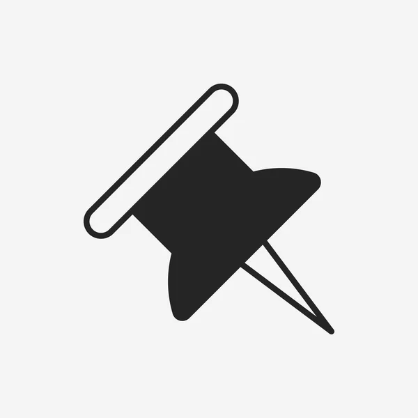 Push pin icon — Stock Vector