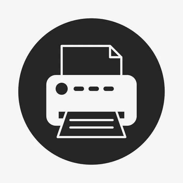 Icono de impresora — Vector de stock